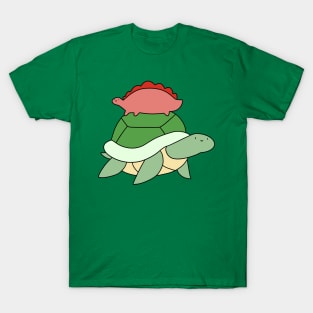 Turtle and Little Stegosaurus T-Shirt